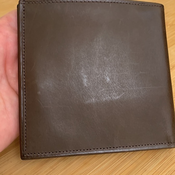 Coach Vintage 80’s Water Buffalo Leather Slim Billfold Wallet + Mini Coach Book - Picture 10 of 17